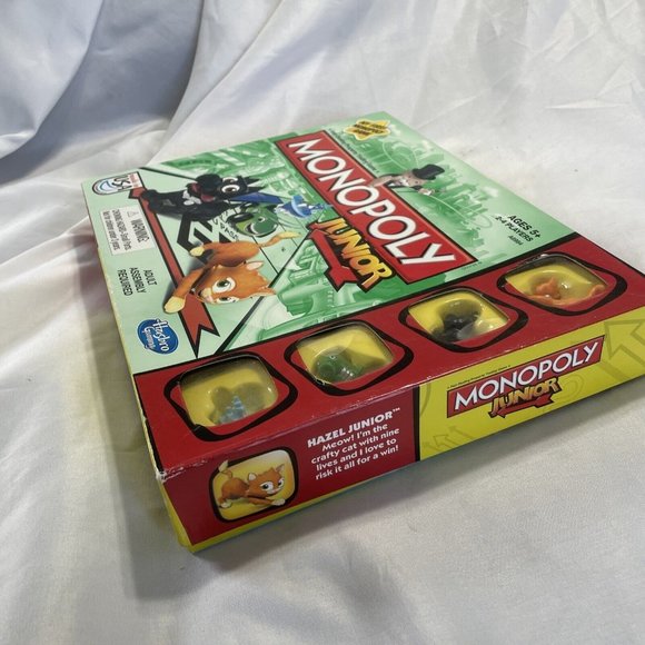 Board Game Monopoly Junior Ages 5+ 2-4 Players Fast Dealing Game Complete - Picture 10 of 12